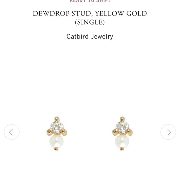 Catbird Jewelry - ISO catbird Dewdrop stud set